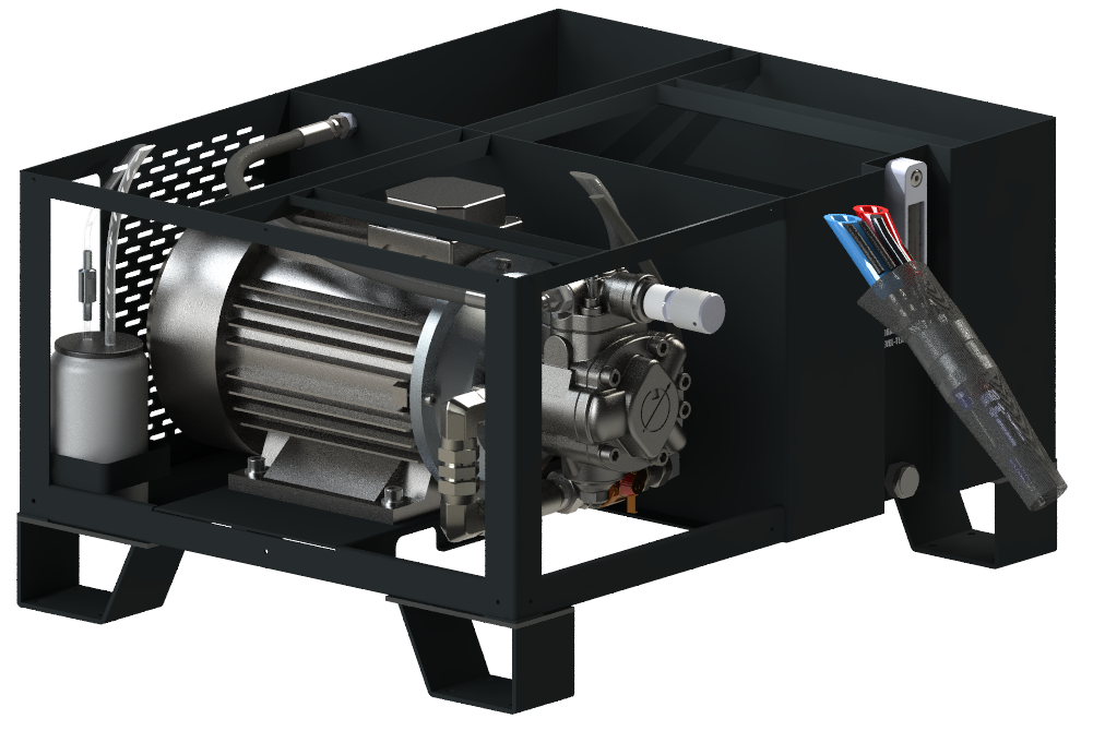 Motor de máquina hidráulica de proyección de poliurea modelo CHL 400